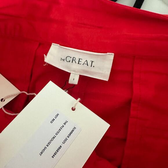 The Great. The Pleated Trouser Short. Size 1 New - Picture 6 of 7